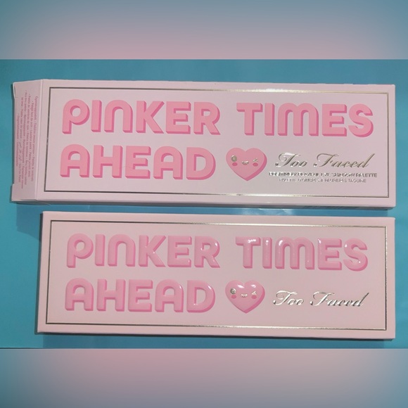 Too Faced Pinker Times Ahead Eye Shadow Palette. Rose, Shiny, Trendy, Bright - Picture 4 of 8
